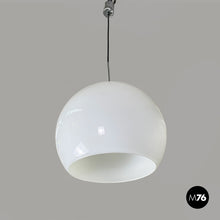 Load image into Gallery viewer, Opaline glass chandelier, 1960s
