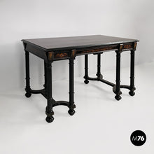 Load image into Gallery viewer, Inlaid wooden desk, mid-1800s
