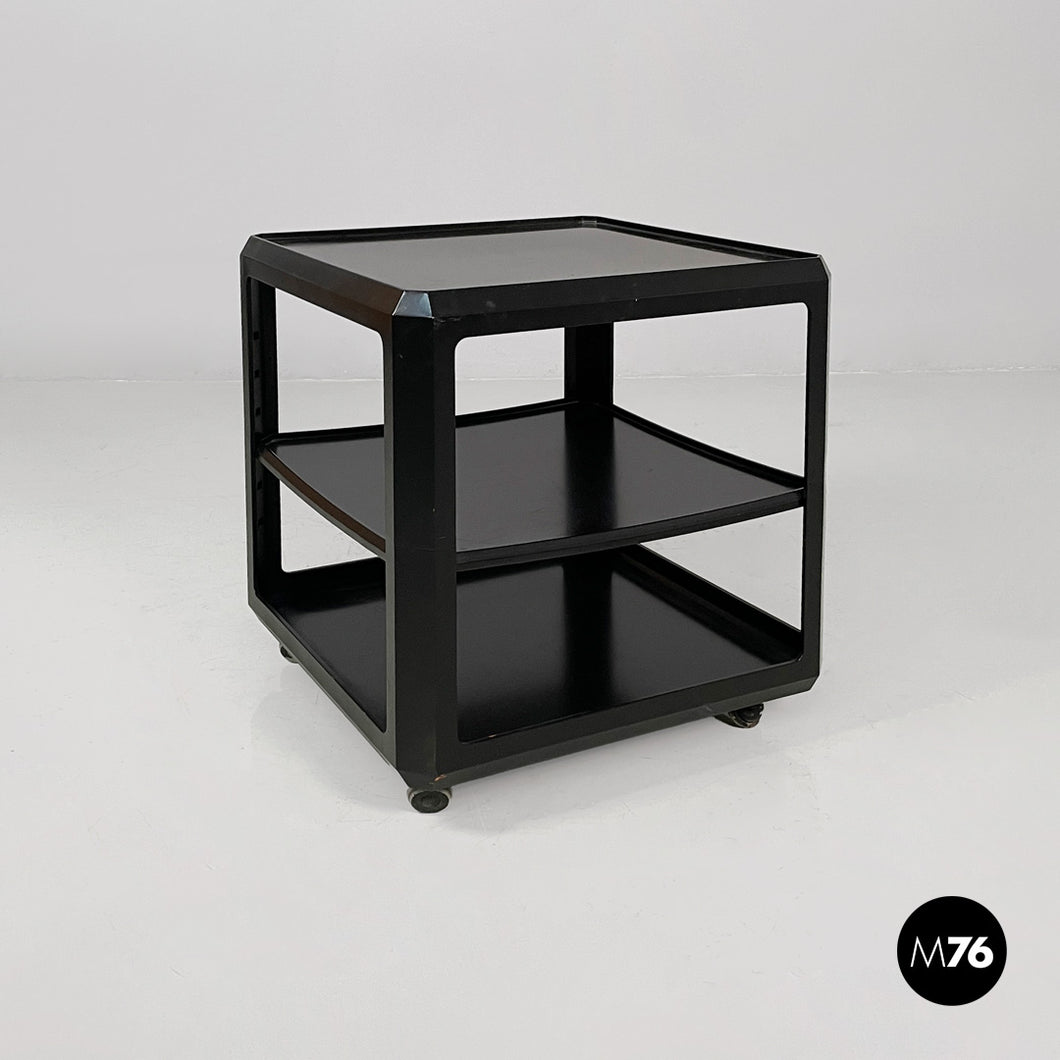 Wooden black cart, 1970s