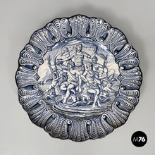 Load image into Gallery viewer, Glazed ceramic plate by Alba Docilia Albisola, 1950s
