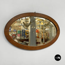 Load image into Gallery viewer, Wooden wall mirror, 1940s
