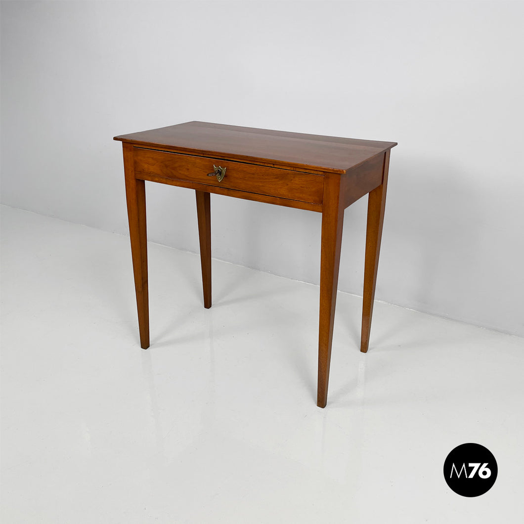 Wooden desk with drawer, 1750s