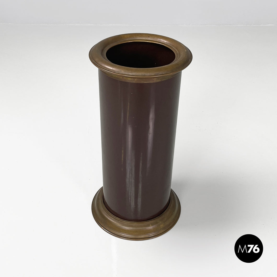 Bronze and metal umbrella stand, 1950s