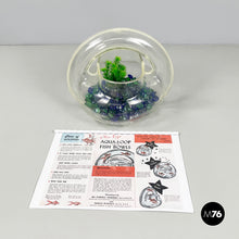 Load image into Gallery viewer, Ornamental table fish tank Aqua-Loop by Mt. Parnell Fisheries and Nosco Plastic, 1950s
