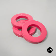 Load image into Gallery viewer, Pink rings for the perpetual wall calendar by Ring A Date, 2020s
