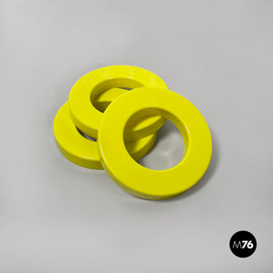 Yellow rings for the perpetual wall calendar by Ring A Date, 2020s