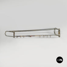 Load image into Gallery viewer, Metal coat hanger with hat rack, 1940s

