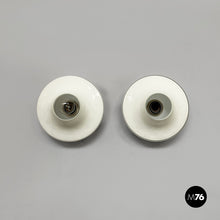 Carica l'immagine nel visualizzatore di Gallery, Wall lamps in opaline glass, 1970s
