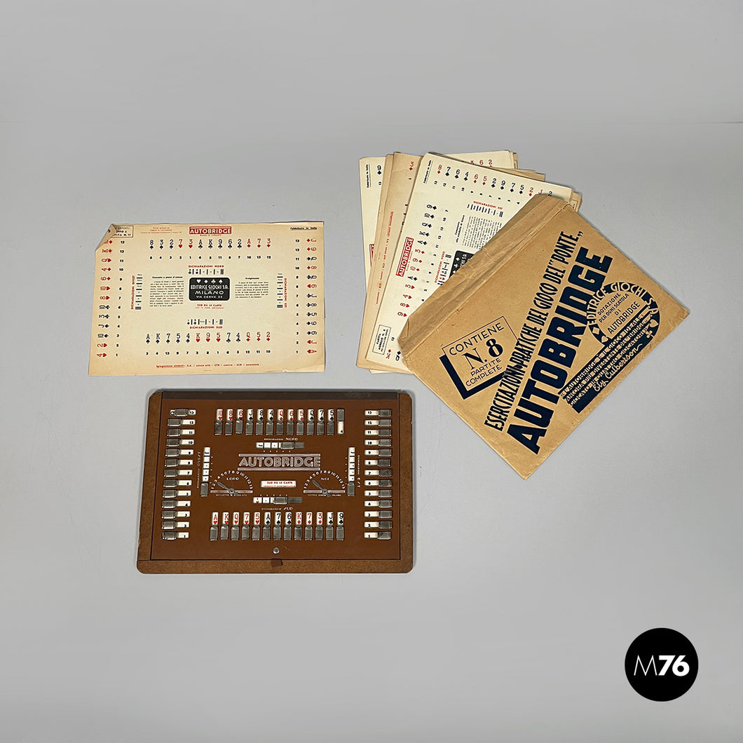 Autobrige board game, 1930s