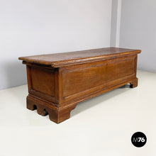 Load image into Gallery viewer, Chest with folding top in wood, 1600s
