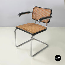 画像をギャラリービューアに読み込む, Chair with armrests Cesca by Marcel Breuer for Gavina, 1960s
