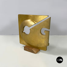 Carica l&#39;immagine nel visualizzatore di Gallery, Brass sculpture by Edmondo Cirillo, 1970s
