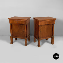 Load image into Gallery viewer, Bedside tables in wood, early 19th century

