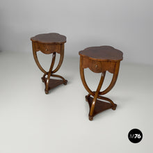 Load image into Gallery viewer, Wooden bedside tables, 1930s
