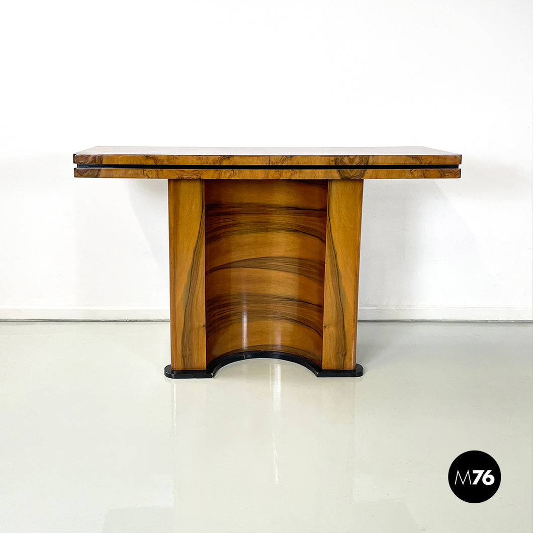 Wooden console, 1970s