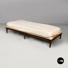 Load image into Gallery viewer, Daybed in fabric and wood, early 1900s
