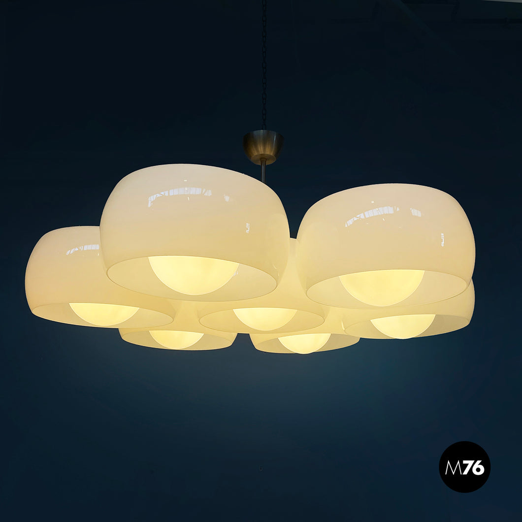 Chandelier Eptaclinio by Vico Magistretti for Artemide, 1970s