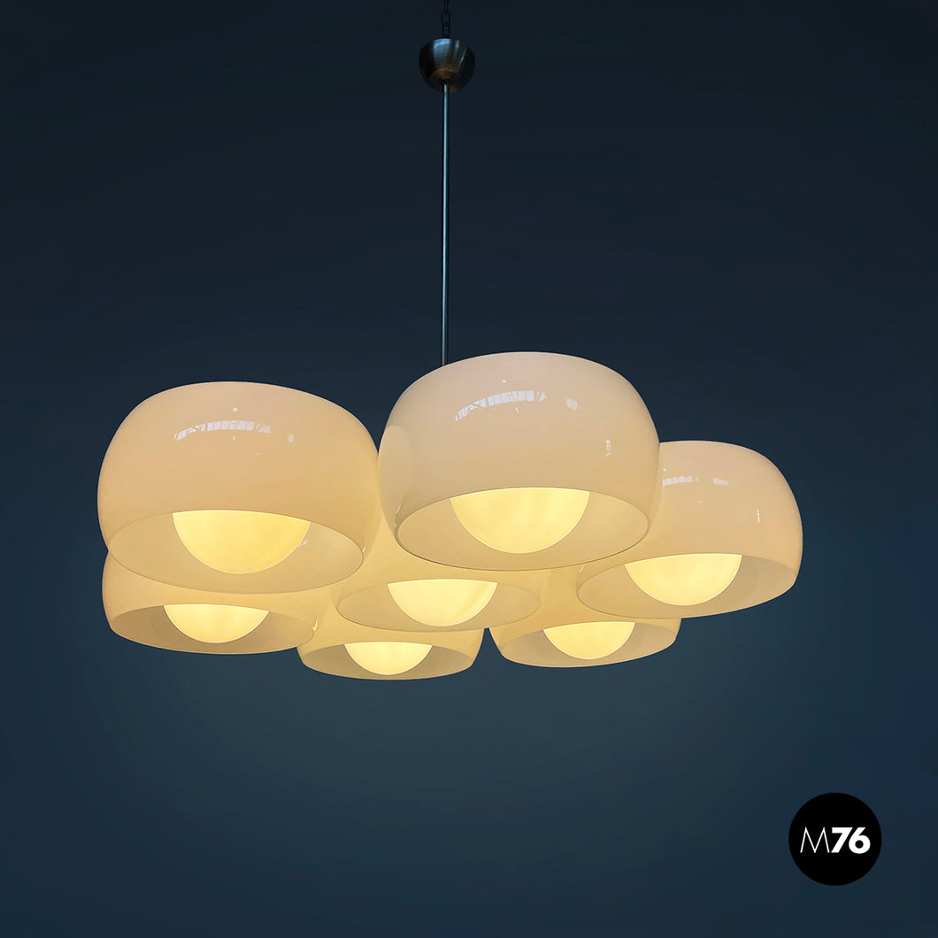 Chandelier Eptaclinio by Vico Magistretti for Artemide, 1970s
