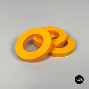 Orange rings for the perpetual wall calendar by Ring A Date, 2020s