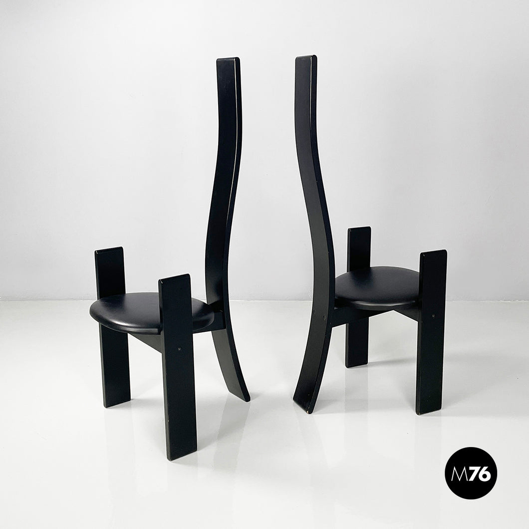 Chairs Golem by Vico Magistretti for Poggi, 1970s