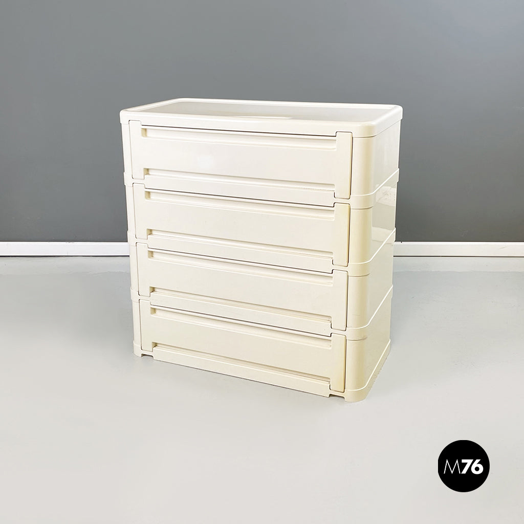 Modular chest of drawer mod. 4964 by Olaf Von Boh for Kartell, 1970s