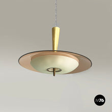 Charger l'image dans la galerie, Chandelier 1462 by Max Ingrand for Fontana Arte, 1950s
