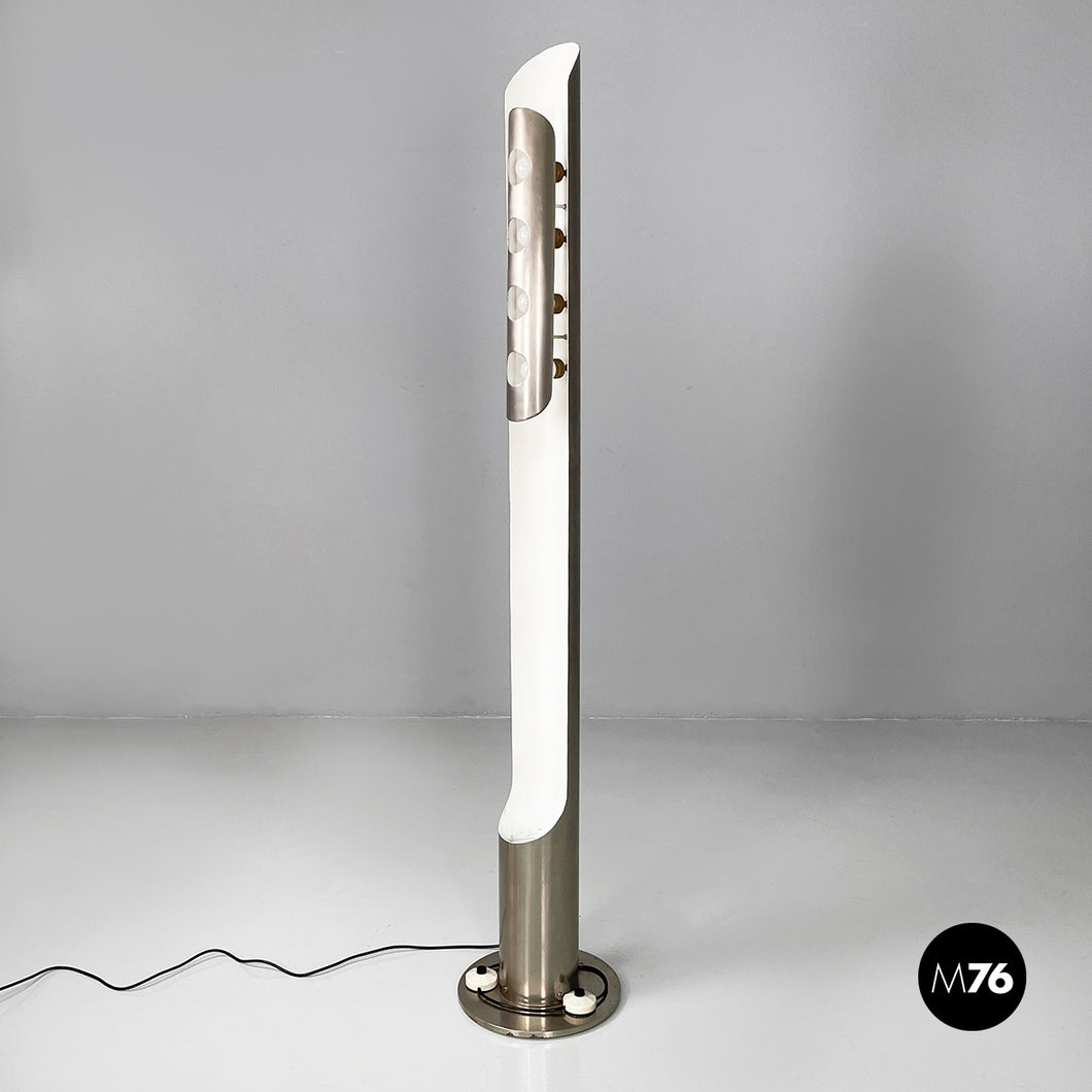 Floor lamp in metal, 1970s