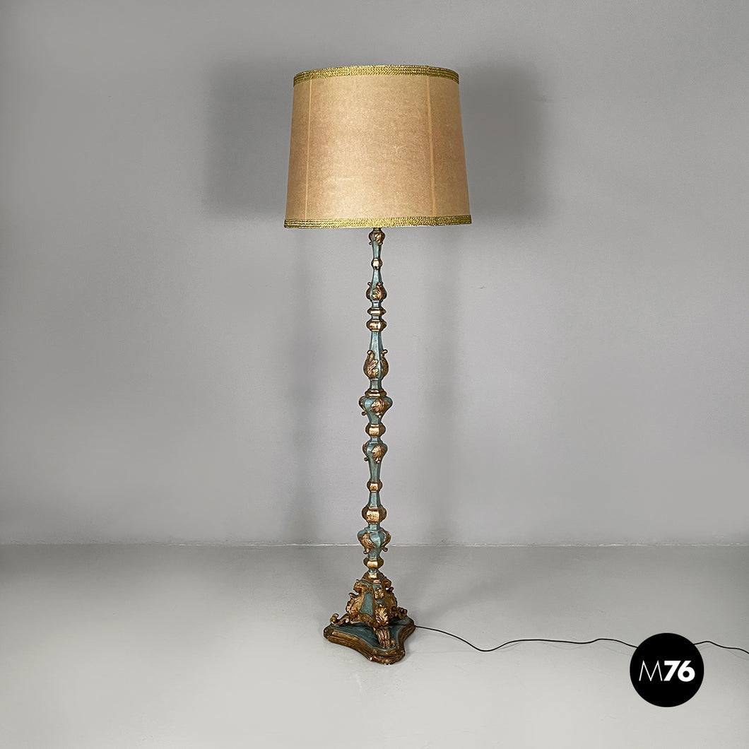 Floor lamp in wood, 1940s