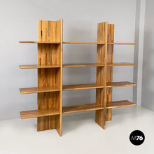 Load image into Gallery viewer, Wooden bookcase by Pools Shop, 1980s
