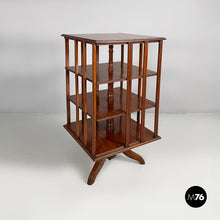 Load image into Gallery viewer, Revolving wooden bookcase, 1940s
