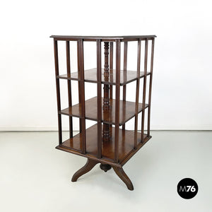 Revolving bookcase in wood, 1920s