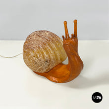 Load image into Gallery viewer, Sculptural table lamp Snail by Marzio Cecchi for Dimensione Fuoco, 1960s
