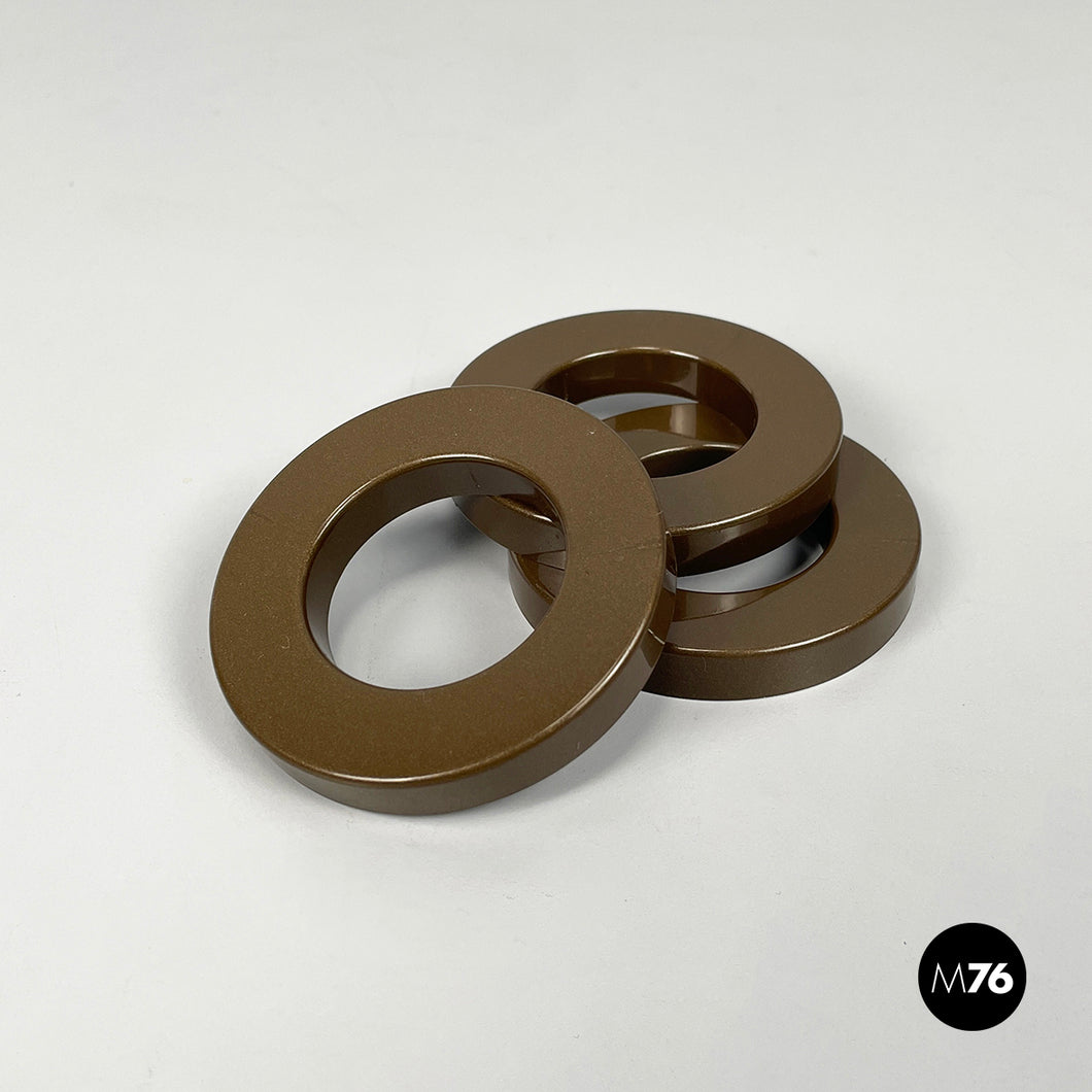 Dark brown rings for the perpetual wall calendar by Ring A Date, 2020s