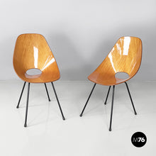 Load image into Gallery viewer, Chairs Medea by Vittorio Nobili for Fratelli Tagliabue, 1960s
