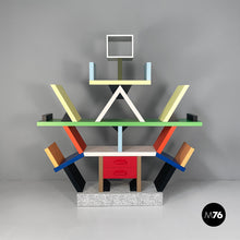 Load image into Gallery viewer, Bookcase Carlton by Ettore Sottsass for Memphis, 1981
