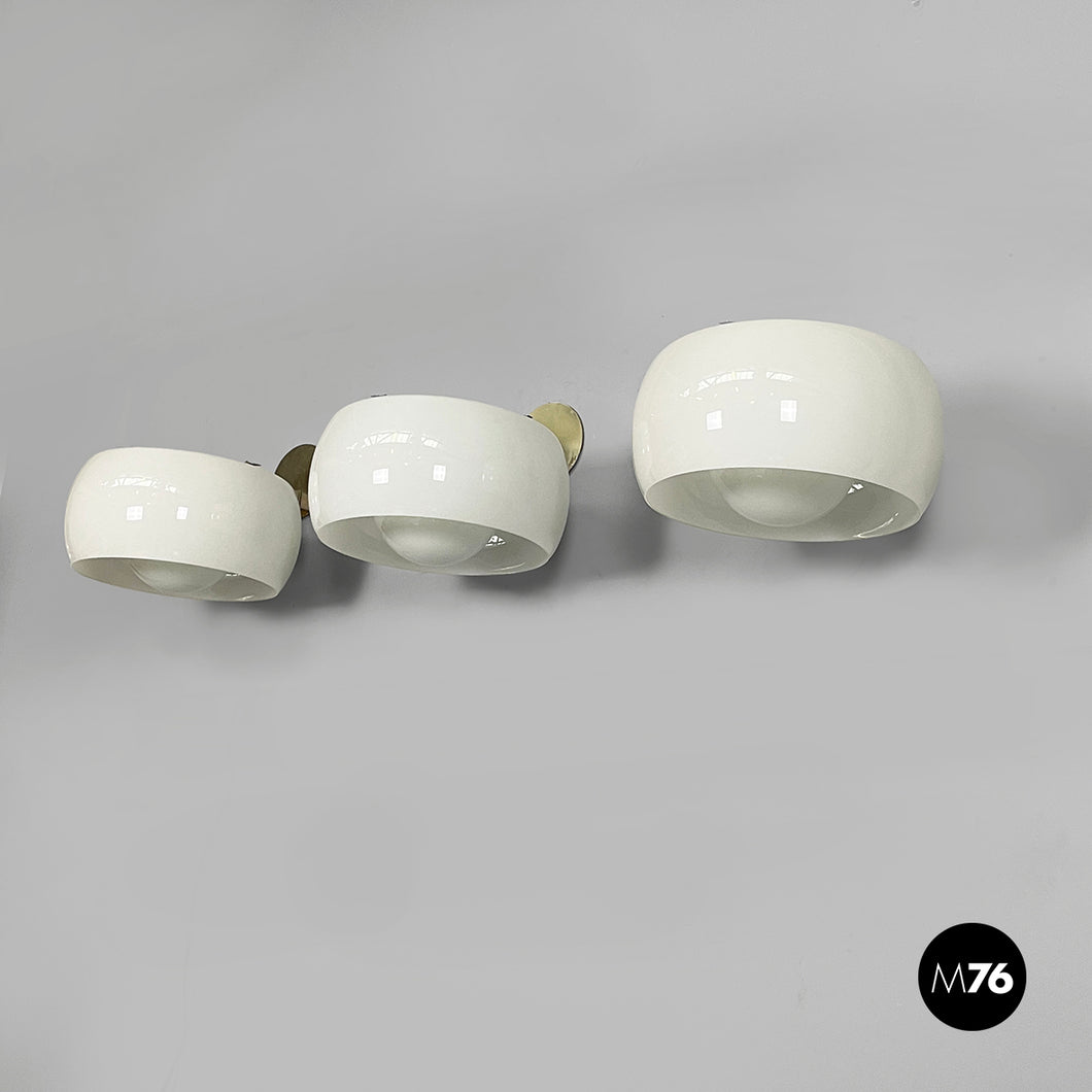 Wall lamps Omega by Vico Magistretti for Artemide, 1970s