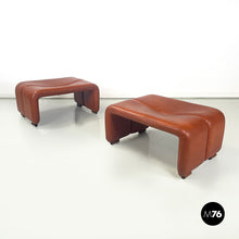 画像をギャラリービューアに読み込む, Poufs Coronado by Afra and Tobia Scarpa for B&amp;B, 1970s
