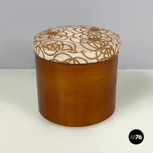 画像をギャラリービューアに読み込む, Round pouf by Pozzi, 1960s
