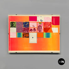 画像をギャラリービューアに読み込む, Geometrical painting on paper, 1970s
