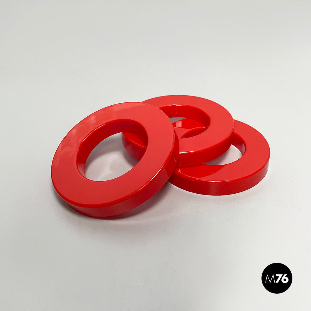 Red rings for the perpetual wall calendar by Ring A Date, 2020s