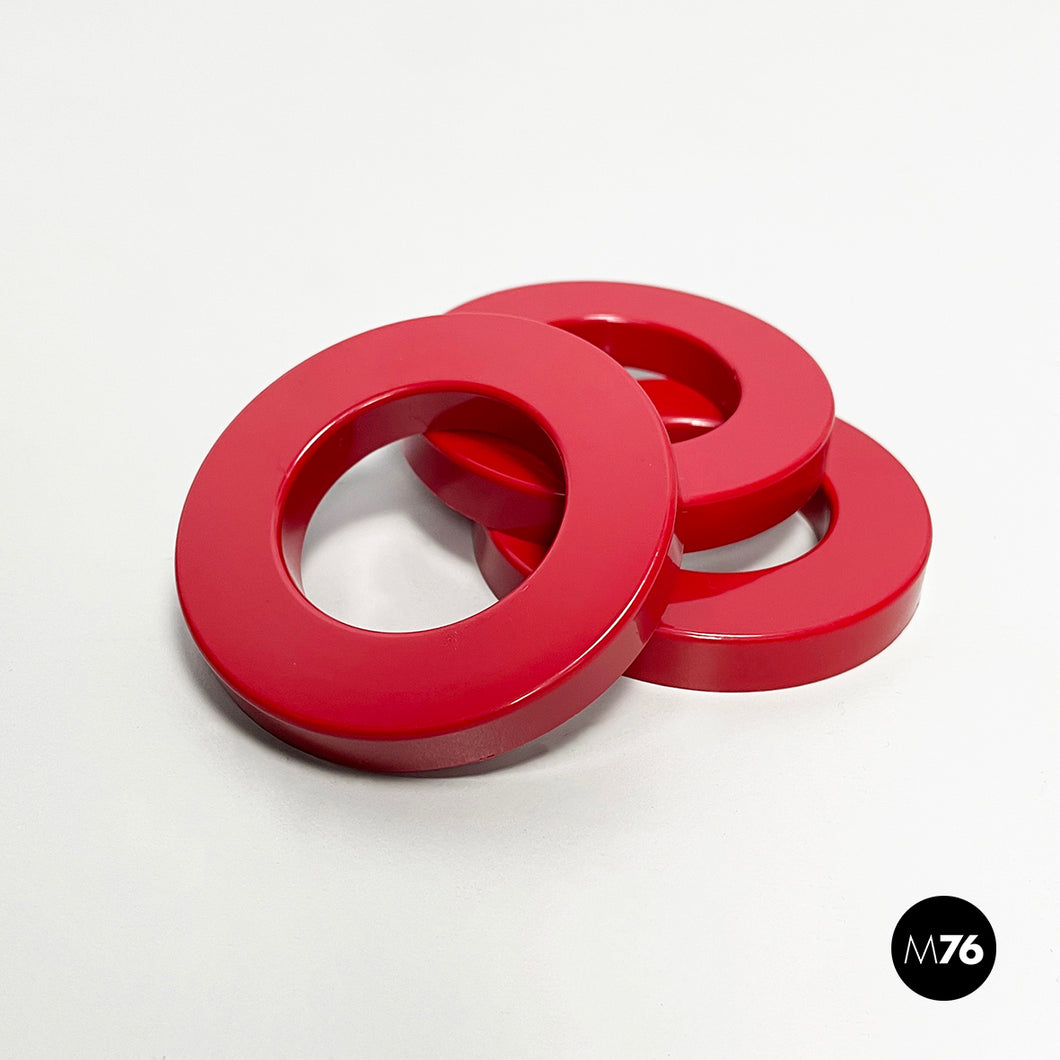 Red rings for the perpetual wall calendar by Ring A Date, 2020s