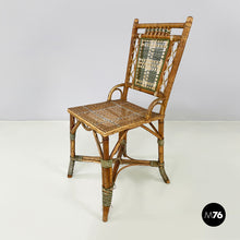 Charger l&#39;image dans la galerie, Outdoor chair  in rattan, early 1900s
