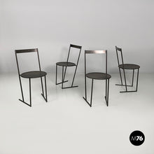 画像をギャラリービューアに読み込む, Chairs Musme by Emilio Nanni for Fly Line, 1980s
