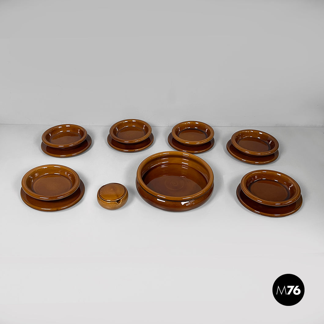 Tableware by Franco Bettonica for Gabbianelli, 1970s