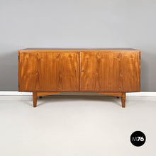 Carica l&#39;immagine nel visualizzatore di Gallery, Wooden sideboard with drawer and shelves, 1960s
