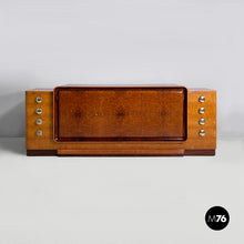 Carica l'immagine nel visualizzatore di Gallery, Sideboard in wood and steel, 1930s
