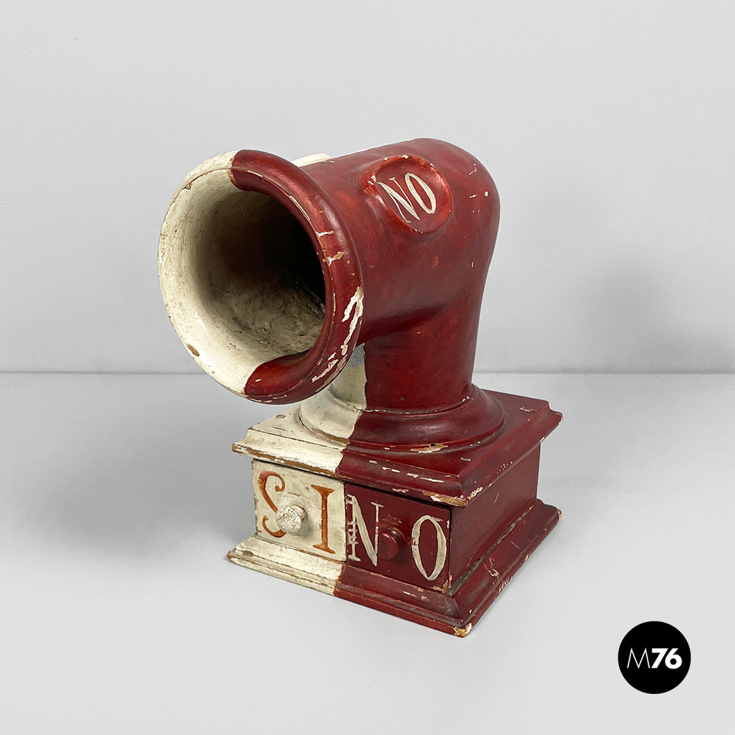 Secret ballot instrument in wood, 1800s