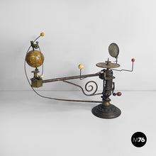 Load image into Gallery viewer, Mechanical tellurium in brass and cast iron, mid 1800s
