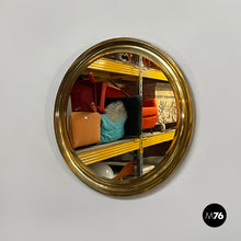 画像をギャラリービューアに読み込む, Wall mirror in brass, 1950s
