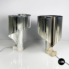 Load image into Gallery viewer, Table lamps Spinnaker by Costantino Corsini and Giorgio Wiskemann for Stilnovo, 1970s
